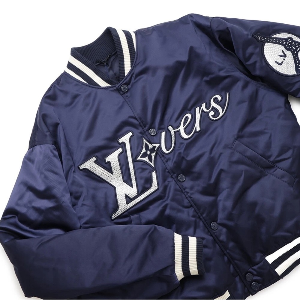 Louis Vuitton Dark Blue Varsity Jacket